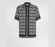 Hawaii Printed Silk Twill Shirt - Mann Hemden Print