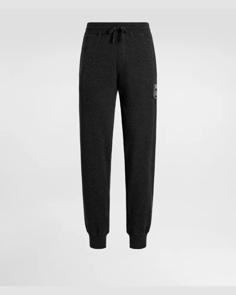 Dolce & Gabbana Smooth Cashmere Trousers - Mann Hosen Und Shorts Grau Grey