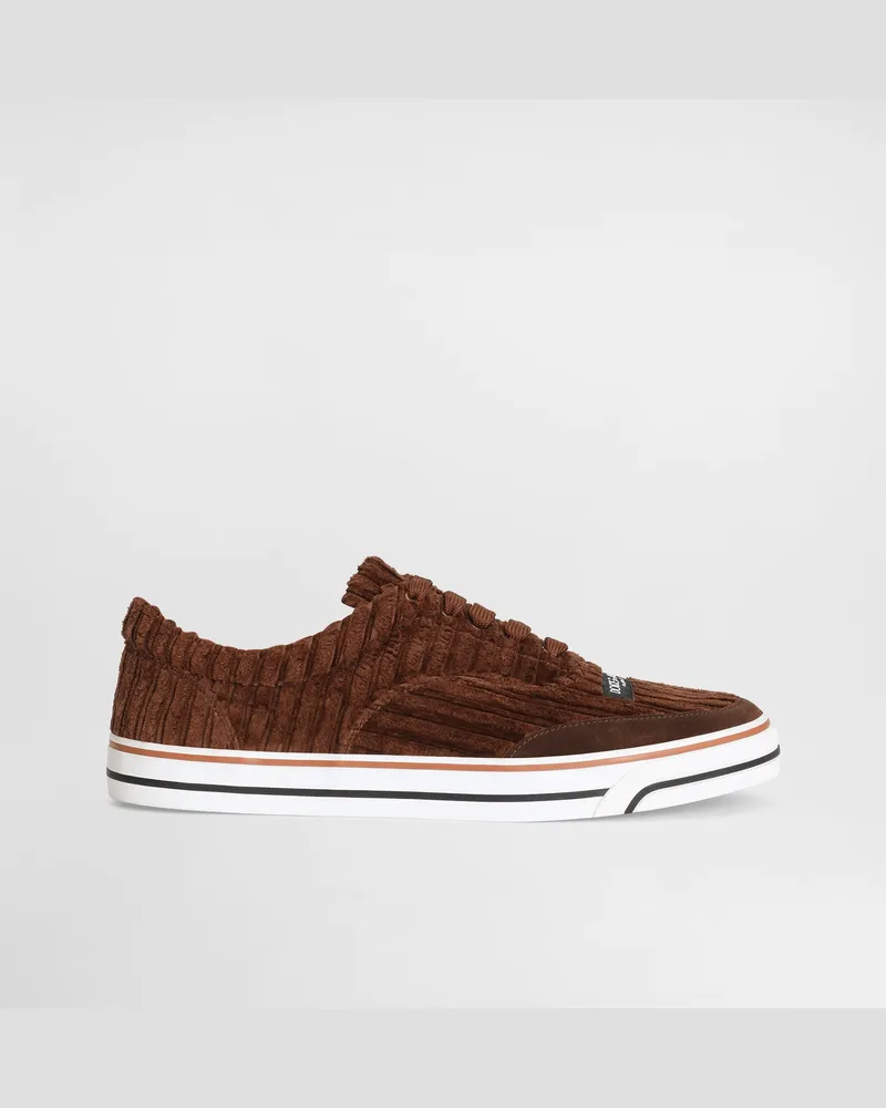 Dolce & Gabbana Sneaker Dg Sailing Aus Cord - Mann Sneakers Mehrfarbig Mehrfarbig