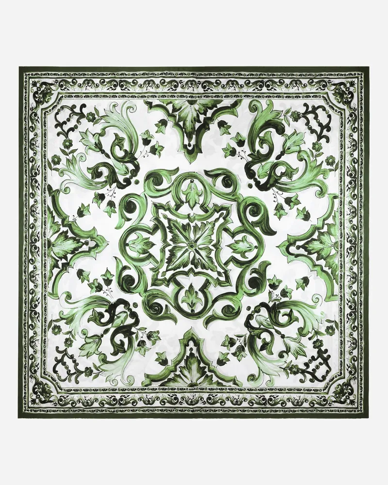 Dolce & Gabbana Cotton Sateen Fitted Sheet - Bettwäsche Mehrfarbig Mehrfarbig