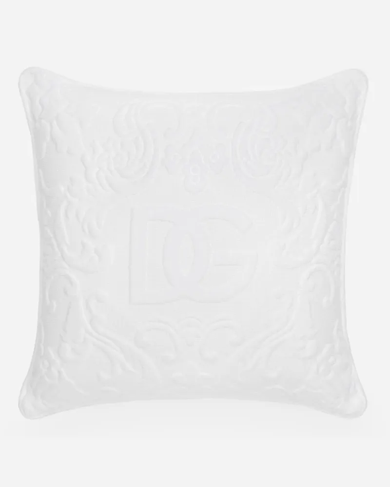 Dolce & Gabbana Outdoor-kissen Aus Baumwollfrottee - Outdoor-kissen Mehrfarbig Mehrfarbig