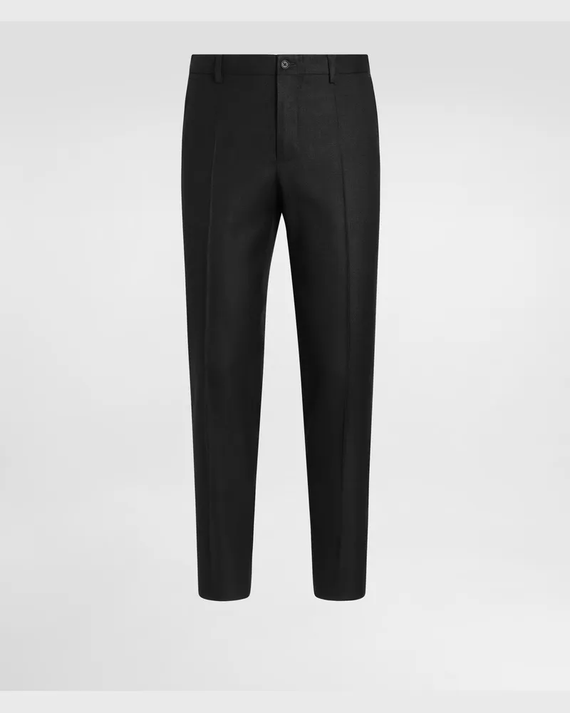 Dolce & Gabbana Hose Aus Viskose - Mann Hosen Und Shorts Schwarz Schwarz