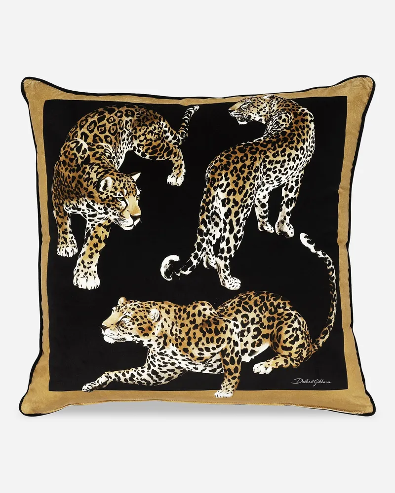 Dolce & Gabbana Velvet Cushion Large - Große Kissen Mehrfarbig Mehrfarbig
