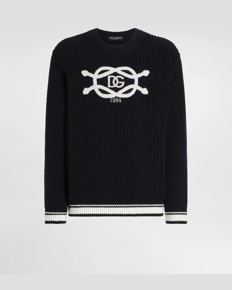 Dolce & Gabbana Pullover Aus Schurwolle - Mann Strickwaren Wei Multicolor