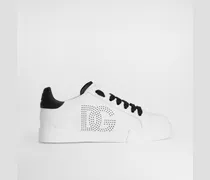 Sneaker Portofino Aus Kalbsleder - Frau Sneakers Schwarz