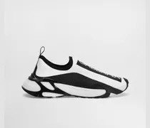 Sorrento Sneaker Aus Stretchjersey Mit Logo - Mann Sneakers Schwarz Stoff
