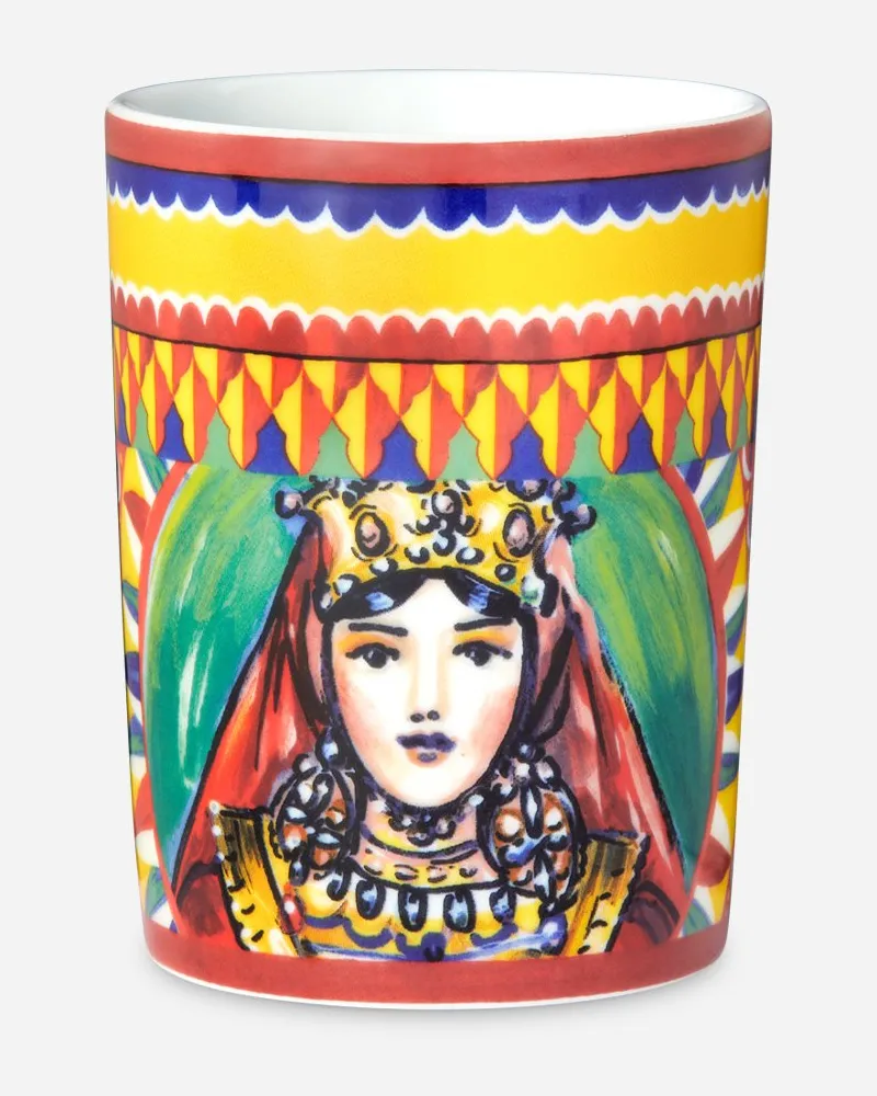 Dolce & Gabbana Porcelain Water Glass - Wassergläser Mehrfarbig Mehrfarbig