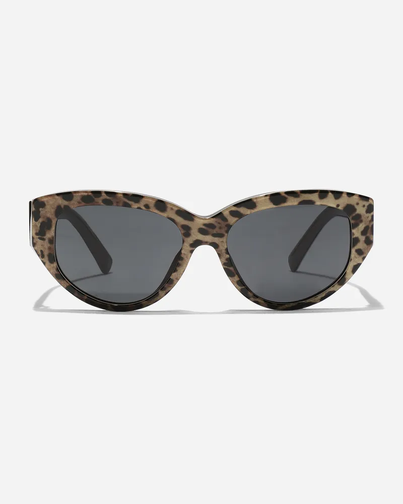 Dolce & Gabbana Sonnenbrille Dg Crossed - Frau Collection Leo Aufschwarz Acetat Leo
