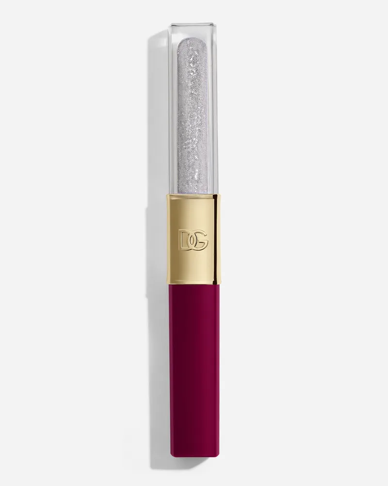 Dolce & Gabbana Make It Double! - Woman Flüssige Lippenstifte 06 Grape Soda – Beerenton Und Silberner Schimmer 06