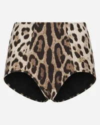 Dolce & Gabbana Bikini-Panty Leoprint Animal-print