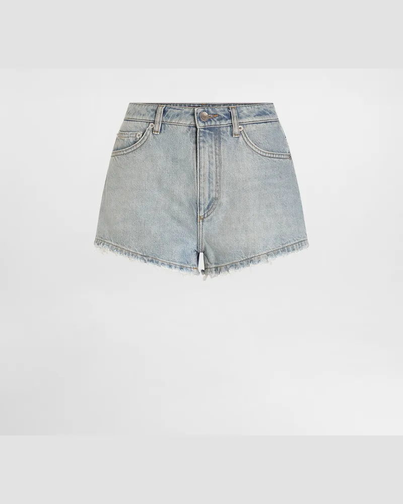 Dolce & Gabbana Shorts Aus Denim - Frau Denim Mehrfarbig Mehrfarbig