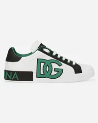 Dolce & Gabbana Sneaker Portofino aus Kalbsleder Schwarz