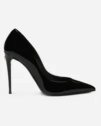 Dolce & Gabbana Pumps aus Lackleder Schwarz