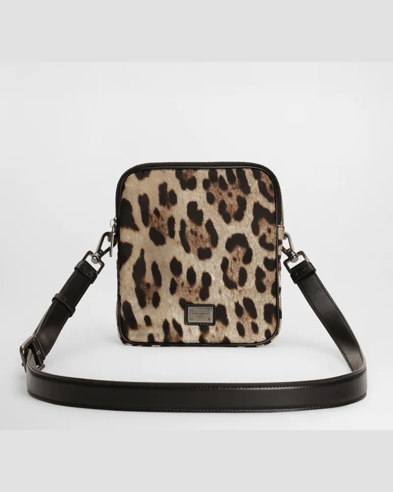 Dolce & Gabbana Leopard-print Nylon Bag - Mann Rucksäcke Und Bauchtaschen Animalprint Print