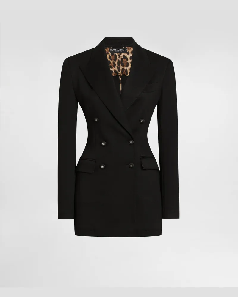 Dolce & Gabbana Giacca - Frau Blazer Schwarz Viskose Schwarz
