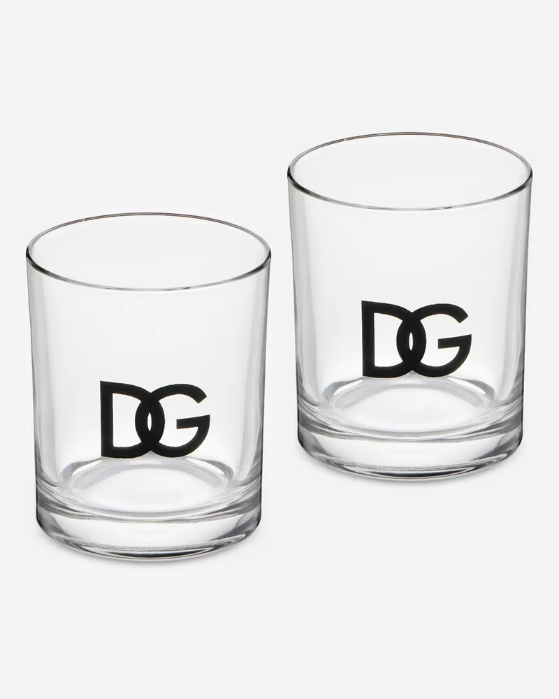 Dolce & Gabbana Set 2 Bicch. Acqua - Wassergläser Mehrfarbig Mehrfarbig