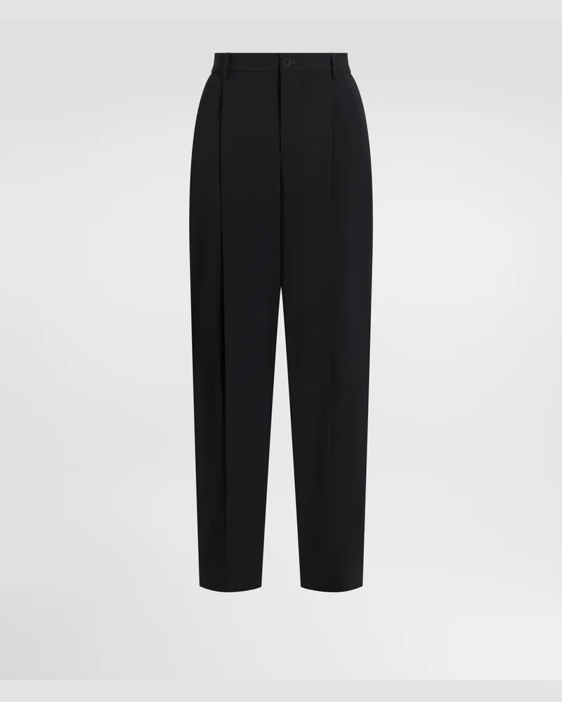 Dolce & Gabbana Hose Aus Wolle - Mann Hosen Und Shorts Blau Blau
