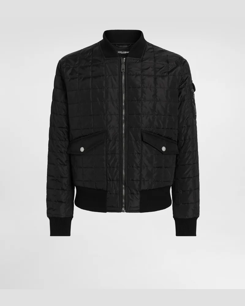 Dolce & Gabbana Quilted Jacket - Mann Mäntel Und Jacken Schwarz Black