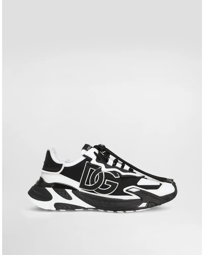 Dolce & Gabbana Day Faster Sneakers In Fabric - Mann Sneakers Schwarz Multicolor