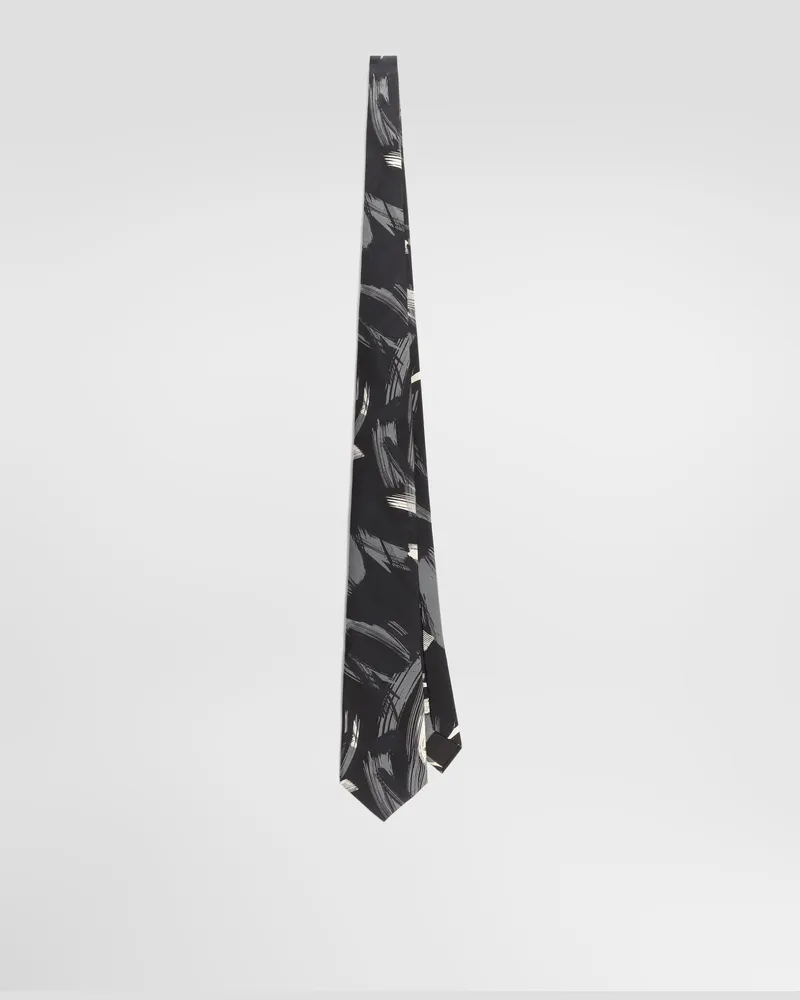 Dolce & Gabbana Abstract-print Twill Tie - Mann Collection 