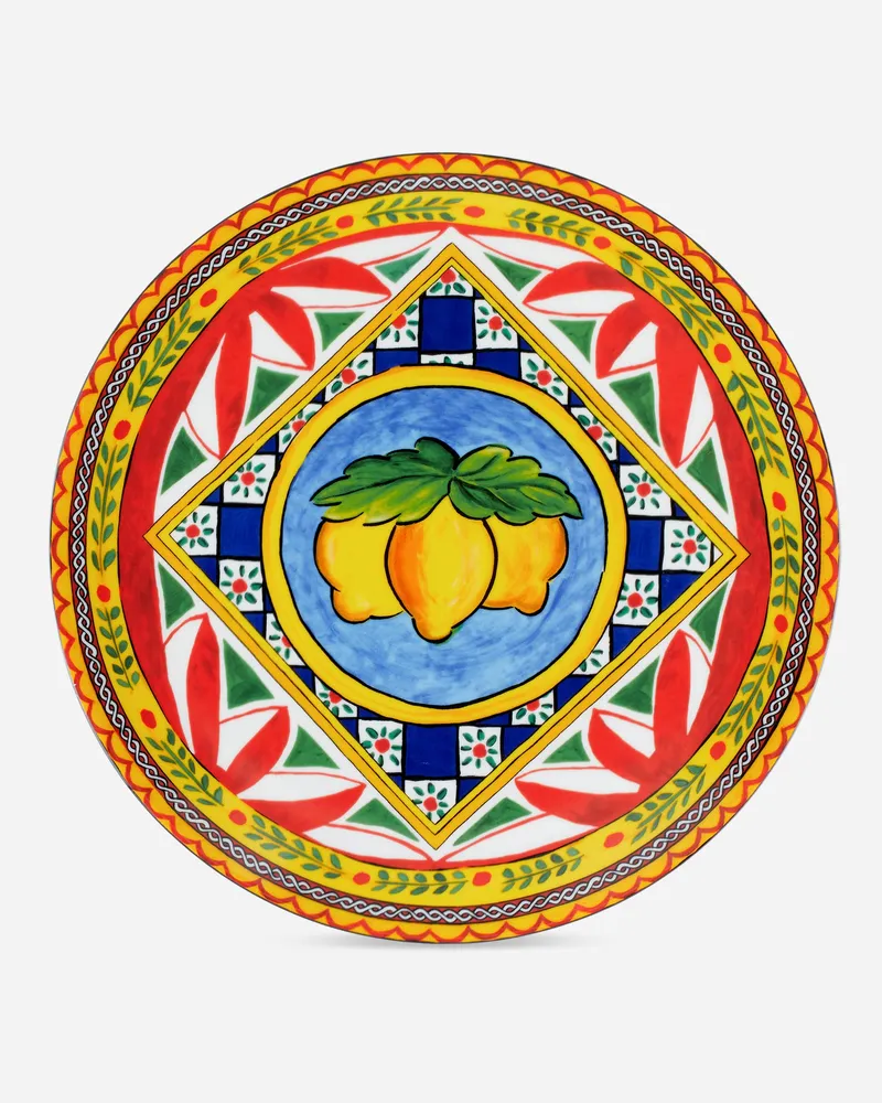 Dolce & Gabbana Porcelain Charger Plate - Platzteller Mehrfarbig Mehrfarbig