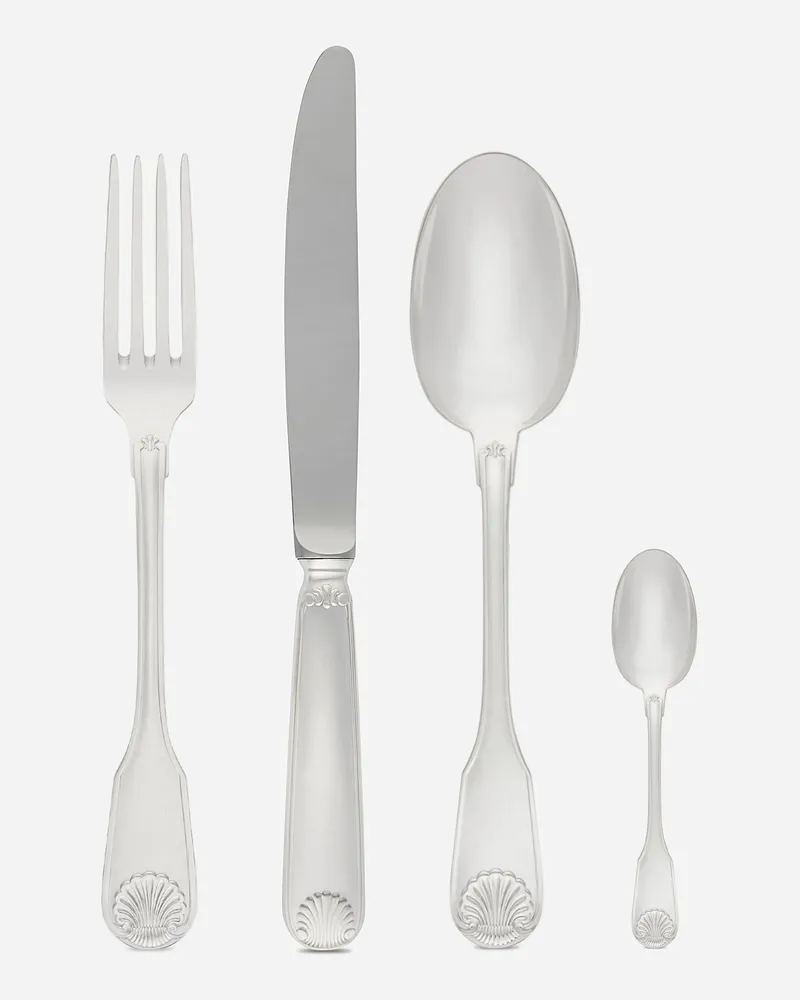 Dolce & Gabbana 4-piece German Silver Flatware Set - Cutlery Sets Mehrfarbig Mehrfarbig