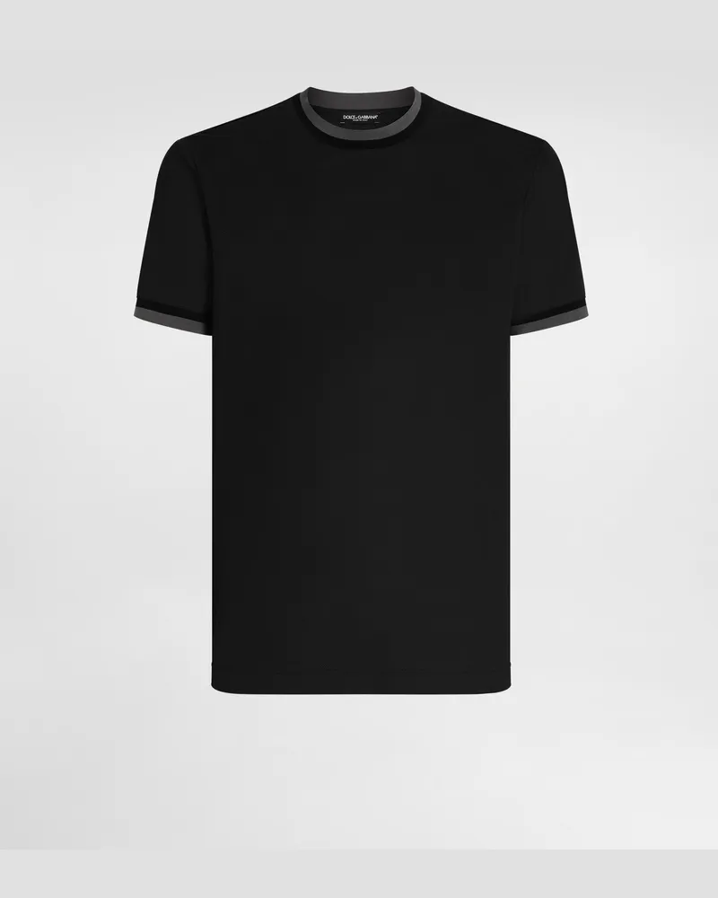 Dolce & Gabbana Jersey T-shirt - Mann T-shirts Und Polos Schwarz Black