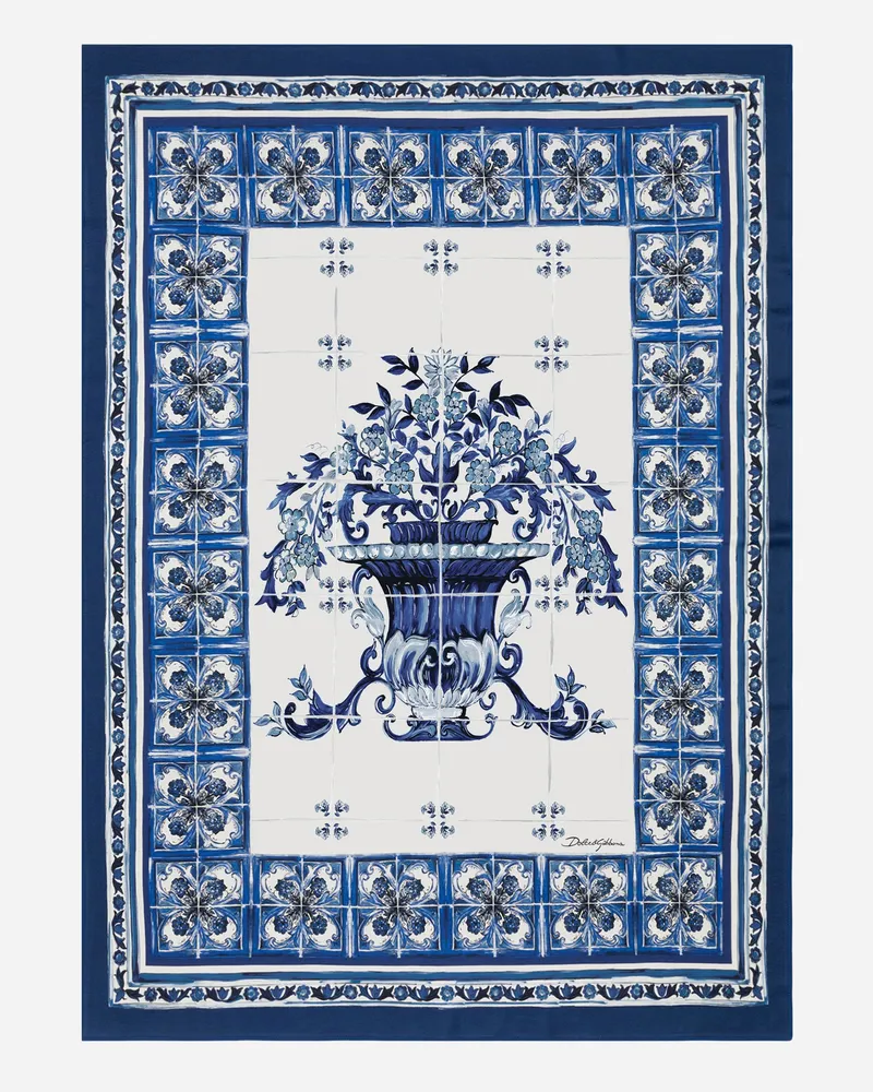 Dolce & Gabbana Silk Blanket Doubled With Wool - Plaid Mehrfarbig Mehrfarbig