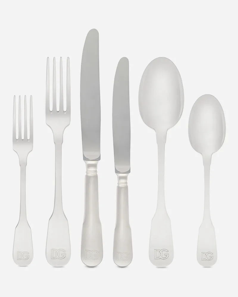Dolce & Gabbana 6-piece German Silver Flatware Set - Cutlery Sets Mehrfarbig Mehrfarbig