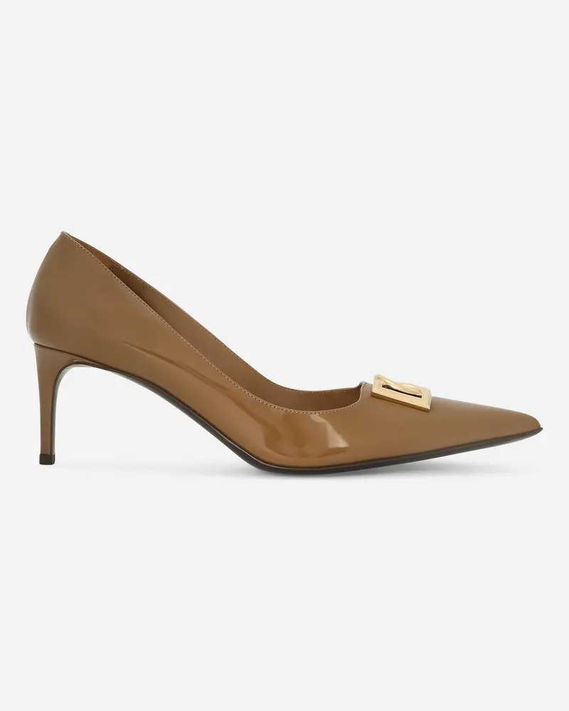 Dolce & Gabbana Pumps Aus Kalbsleder - Frau Pumps Und Slingbacks Braun Leder Braun
