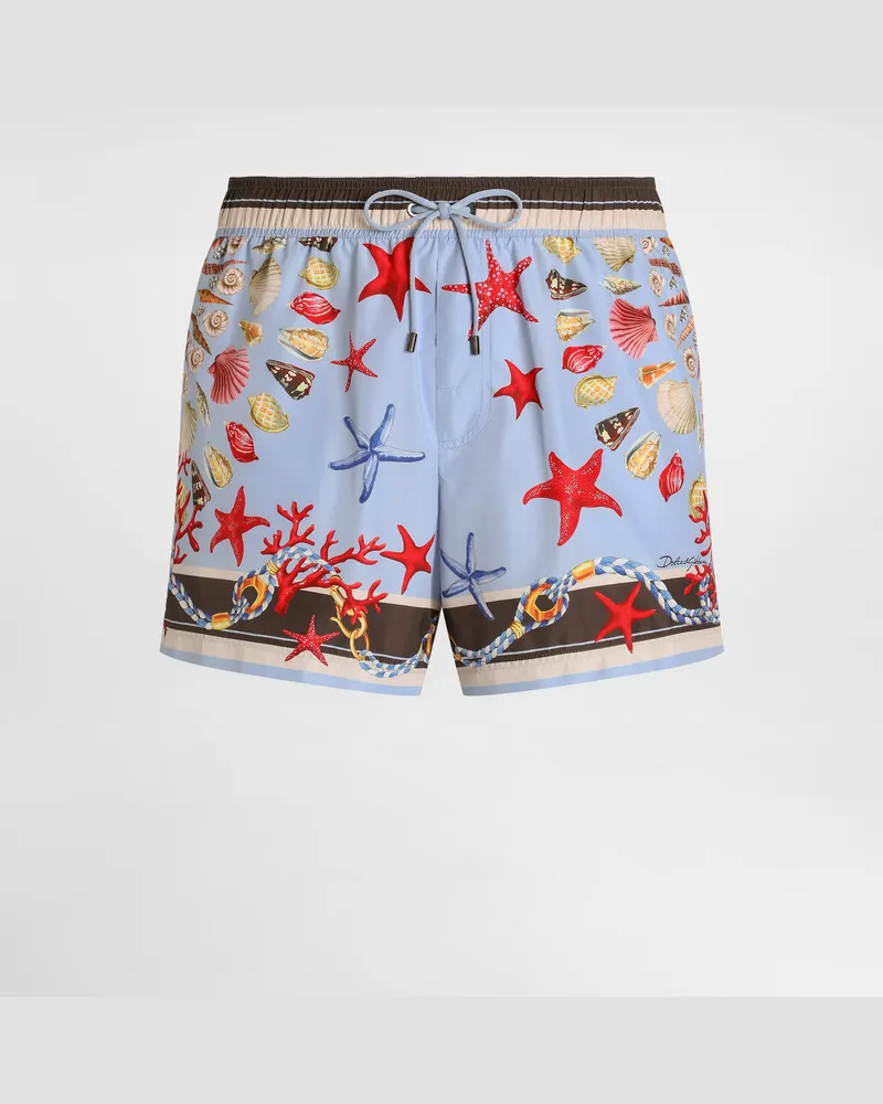 Dolce & Gabbana New Boxer Corto - Mann Beachwear Multicolor Multicolor