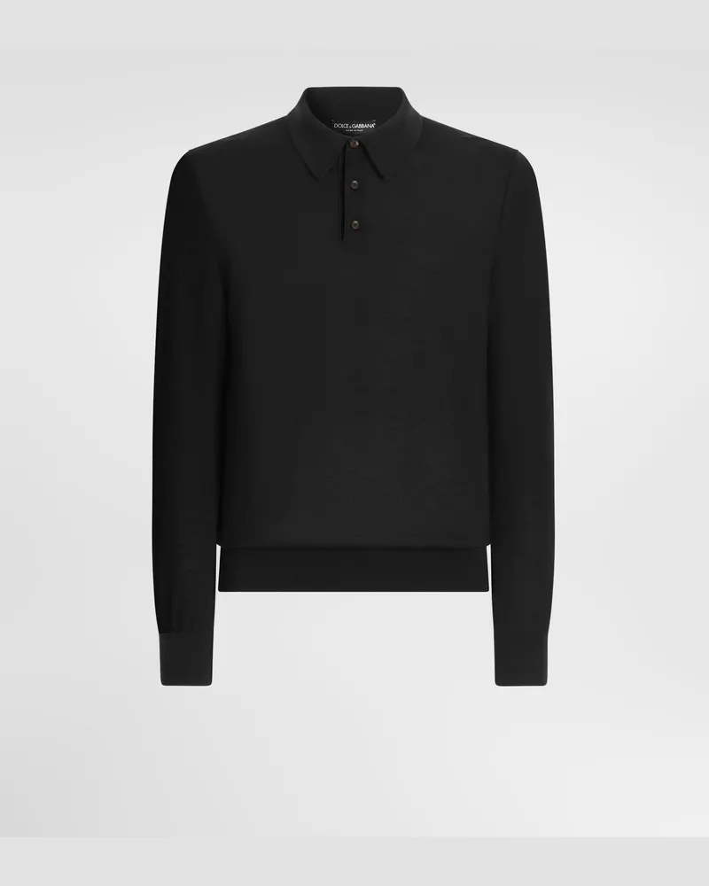 Dolce & Gabbana Poloshirt Aus Kaschmir - Mann Strickwaren Braun Braun