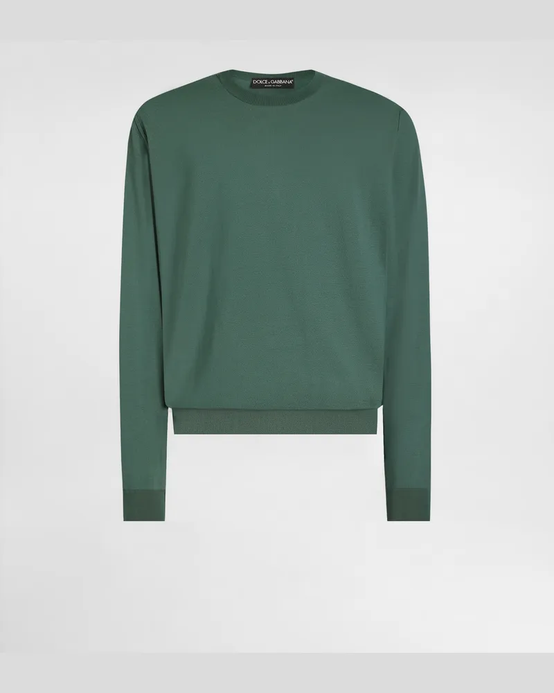 Dolce & Gabbana Cashmere Pullover - Mann Strickwaren Green Green