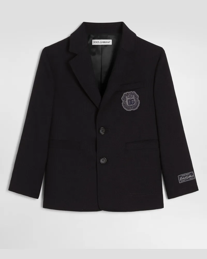 Dolce & Gabbana Einreihige Jacke Aus Wolle - Mann Collection 