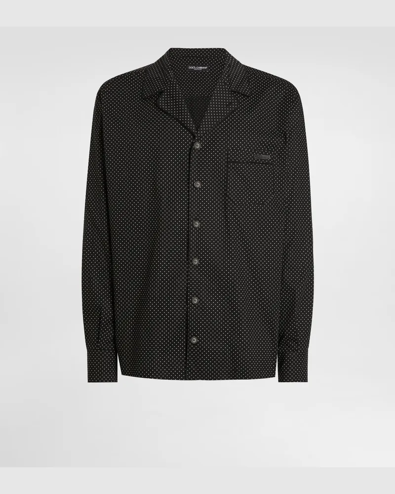 Dolce & Gabbana Microprinted Vanity Shirt - Mann Hemden Multicolor Multicolor