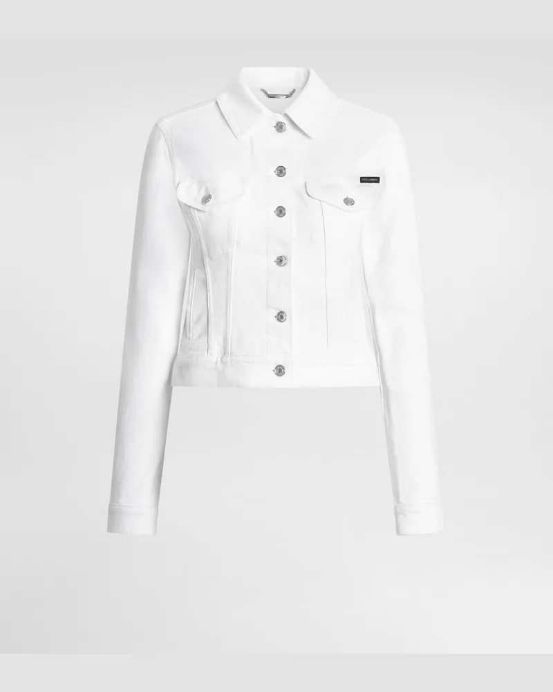 Dolce & Gabbana Jeansjacke Aus Denim - Frau Denim Mehrfarbig Multicolor