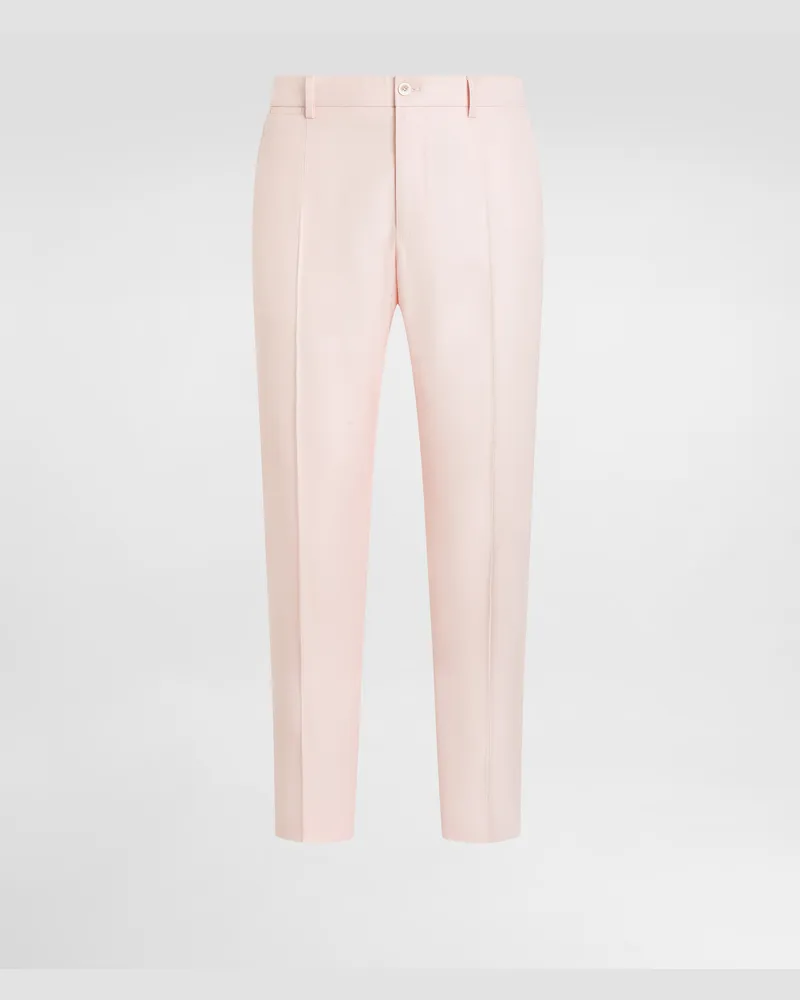 Dolce & Gabbana Hose Aus Viskose - Mann Hosen Und Shorts Rosa Rosa