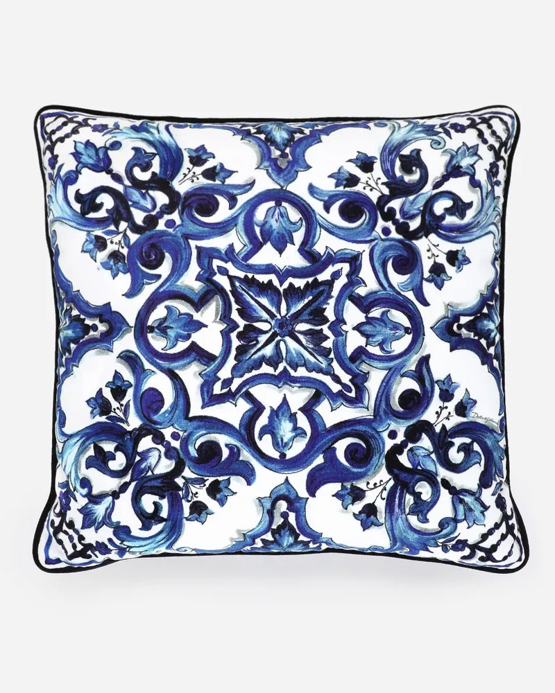 Dolce & Gabbana Velvet Cushion Small - Kleine Kissen Mehrfarbig Mehrfarbig