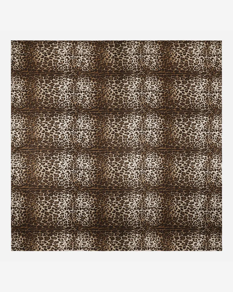 Dolce & Gabbana Cotton Sateen Fitted Sheet - Bettwäsche Mehrfarbig Mehrfarbig