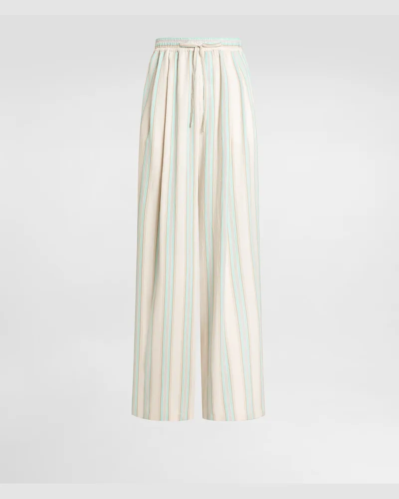 Dolce & Gabbana Striped Canvas Vanity Trousers - Mann Hosen Und Shorts #n/d Multicolor