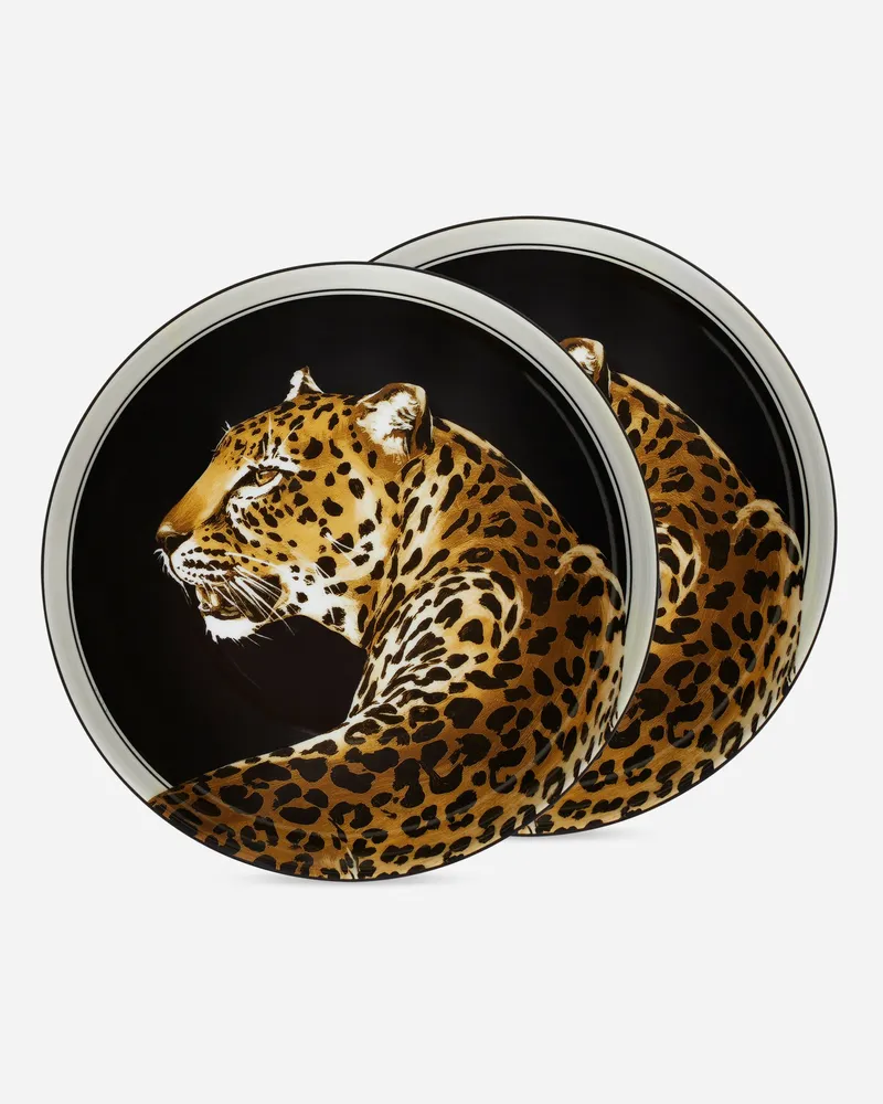 Dolce & Gabbana Set 2 Piatti Fondo - Suppenteller Mehrfarbig Mehrfarbig