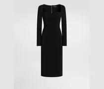 Etuikleid Aus Cady - Frau Kleider Schwarz Viskose