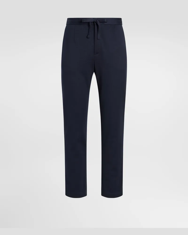 Dolce & Gabbana Jogginghose Aus Jersey - Mann Hosen Und Shorts Blau Blau