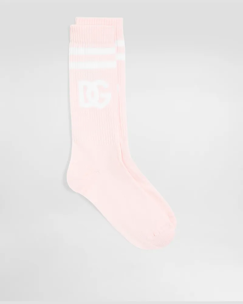 Dolce & Gabbana Socken Aus Baumwolle Mit Logo - Mann Socken Mehrfarbig Mehrfarbig
