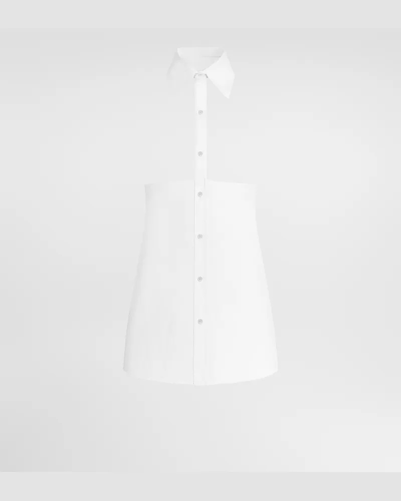 Dolce & Gabbana Top Aus Baumwollpopeline - Frau Collection Wei Weiss