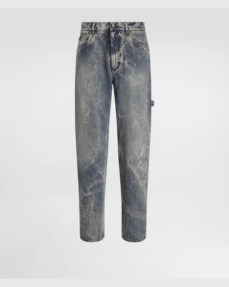 Dolce & Gabbana Hose Aus Denim - Mann Jeans Mehrfarbig Multicolor
