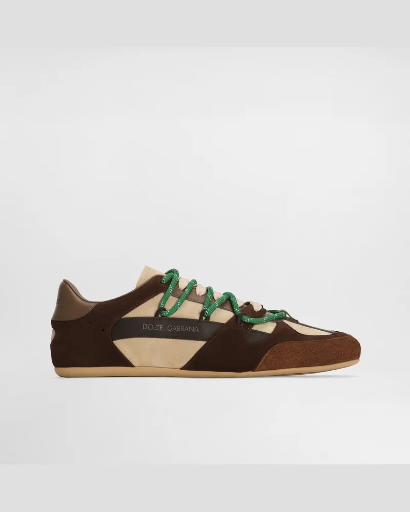 Dolce & Gabbana Sneaker Ginnica Soft Aus Veloursleder - Mann Sneakers Beige Beige