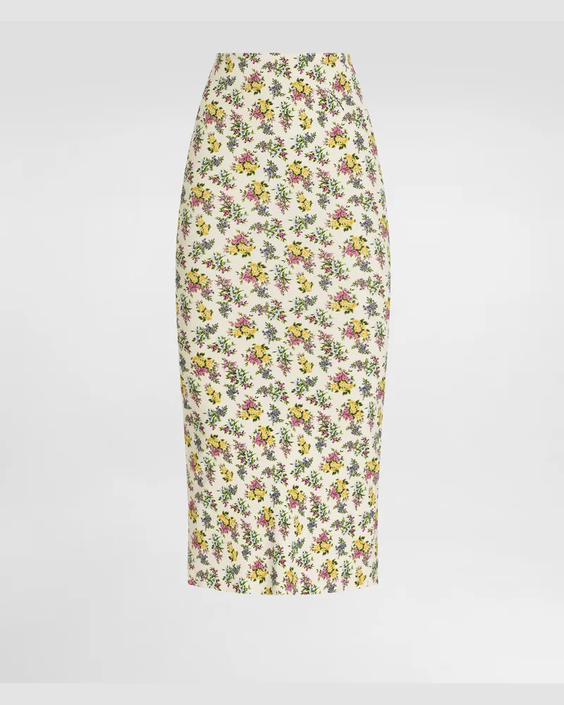 Dolce & Gabbana Small Floral-print Skirt - Frau Röcke Mehrfarbig Mehrfarbig