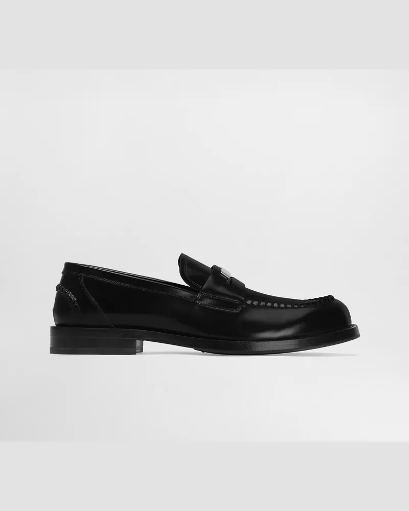 Dolce & Gabbana Loafer Aus Kalbsleder - Mann Driver Und Mokassins Schwarz Schwarz