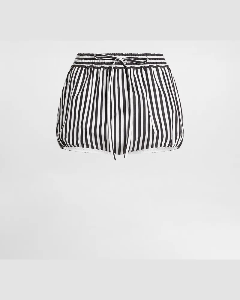 Dolce & Gabbana Striped Poplin Culottes - Frau Hosen Und Shorts Mehrfarbig Mehrfarbig